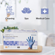 McKesson 14-6972C TACTILE TOUCH Powder Free Nitrile Exam Glove-2000/CS