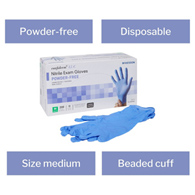 McKesson 14-6976C TACTILE TOUCH Powder Free Nitrile Exam Glove-200/Box
