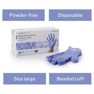 McKesson 14-6978C TACTILE TOUCH Powder Free Nitrile Exam Glove-2000/CS