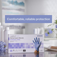 McKesson 14-6980C TACTILE TOUCH Powder Free Nitrile Exam Glove-180/Box