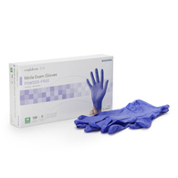 McKesson Confiderm 3.0 McKesson 14-6N34EC Confiderm 3.0 Nitrile Exam Glove, Medium, Blue (CS/1000)