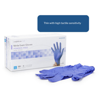McKesson Confiderm 3.0 McKesson 14-6N36 Confiderm 3.0 Nitrile Exam Glove, Large, Blue, Medical Gloves (CS/10)