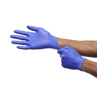 McKesson Confiderm 3.0 McKesson 14-6N36 Confiderm 3.0 Nitrile Exam Glove, Large, Blue, Medical Gloves (CS/10)