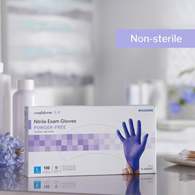 McKesson Confiderm 3.0 McKesson 14-6N36EC Confiderm 3.0 Nitrile Exam Glove, Large, Blue (BX/100)