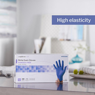 McKesson Confiderm 3.0 McKesson 14-6N38 Confiderm 3.0 Nitrile Exam Glove, Extra Large, Blue, Medical Gloves (CS/10)