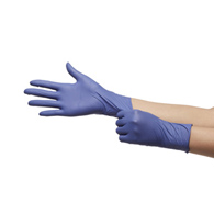 McKesson Confiderm LDC McKesson 14-6N42C Confiderm LDC Nitrile Exam Glove, Small, Blue (CS/2500)