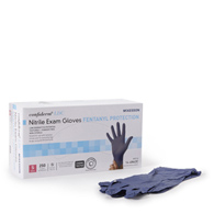McKesson Confiderm LDC McKesson 14-6N42C Confiderm LDC Nitrile Exam Glove, Small, Blue (CS/2500)