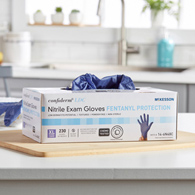 McKesson Confiderm LDC McKesson 14-6N48C Confiderm LDC Exam Glove, Extra Large, Blue (CS/2300)