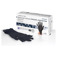 McKesson Confiderm LDC McKesson 14-6N58C Confiderm LDC Vinyl Exam Glove, Extra Large, Black (CS/2300)