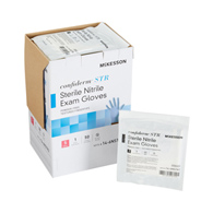 McKesson Confiderm STR McKesson 14-6NSTR2 Confiderm STR Nitrile Exam Glove, Small, Blue (BX/50)