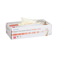 McKesson 14-814 Stretch Vinyl Exam Glove, Small (CS/1000)