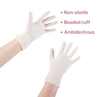 McKesson 14-816-McKesson Stretch Vinyl Exam Glove, Medium, Ivory, Medical Gloves (CS)