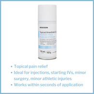 McKesson 140-MED Pentafluoropropane/Tetrafluoroethane Topical Anesthetic, 115-mL Spray Can, Pain Relief (EA/1)