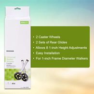 McKesson 146-10109-McKesson Walker Wheels, 5-inch Diameter, Ambulatory Accessories (CS)