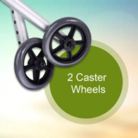 McKesson 146-10109 Universal Walker Wheels - 5 in (1 Pair)