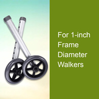 McKesson 146-10109 Universal Walker Wheels - 5 in (1 Pair)