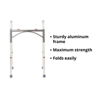 McKesson 146-10200-4 Adult Aluminum Folding Walker (CS/4)