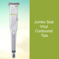 McKesson 146-10401-8 Child Underarm Crutches, 4 ft. 6 in-5 ft. 2 in, Underarm Support Crutches (CS/8)