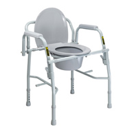 McKesson 146-11125KD-1-McKesson Commode Chair, 13-3/4 Inch Seat Width, Commode / Shower Chairs (CS)