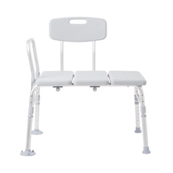 McKesson 146-12011KD-2 Knocked Down Bath Transfer Bench (CS/2)