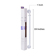 McKesson 146-12024-3-McKesson Wall Grab Bar, White Steel, 24-Inch Length, Safety & Grab Bars (CS)