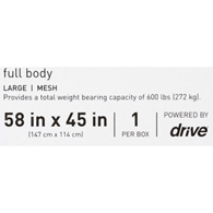 McKesson 146-13223L Mesh Full Body Sling, Large (CS/12)