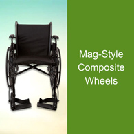 McKesson 146-K318DDA-SF Lightweight Wheelchair, 18 in Seat Width, Swing-Away Footrest