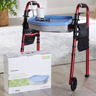 McKesson 146-RTL10131-McKesson Caddy for Walker, Walker Accessories (CS) - McKesson Caddy for Walker