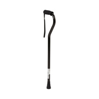 McKesson 146-RTL10306-McKesson Black Aluminum Offset Cane, 30-39 Inch Height, Canes (CS)