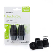 McKesson 146-RTL10320BKB-McKesson Quad Cane Tips, Cane Accessories (BX) - McKesson Quad Cane Tips