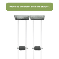 McKesson 146-RTL10355-McKesson Crutch Pillows, Crutch Accessories (BX) - McKesson Crutch Pillows