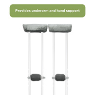 McKesson 146-RTL10355-McKesson Crutch Pillows, Crutch Accessories (CS) - McKesson Crutch Pillows