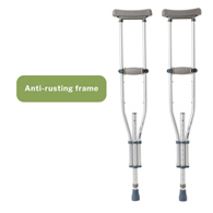 McKesson 146-RTL10433-McKesson Underarm Crutches, 4 ft. 6 in.-6 ft. 6 in., Crutches (BX)