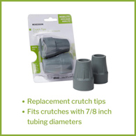 McKesson 146-RTL10439B-McKesson Crutch Tips, Crutch Accessories (CS) - McKesson Crutch Tips