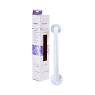 McKesson 146-RTL12012-McKesson Wall Grab Bar, White Steel, 12-Inch Length, Safety & Grab Bars