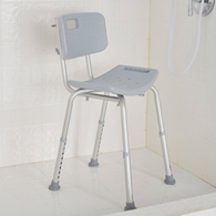 McKesson 146-RTL12202KDR-McKesson Aluminum Bath Bench, 15-1/2-19-1/2 Inch Height, Benches