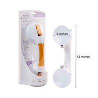 McKesson 146-RTL13082-McKesson White / Yellow Plastic Suction-Cup Grab Bar, Safety & Grab Bars (CS)