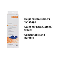 McKesson 146-RTL1491COM-McKesson Compressed Coccyx Cushion, Wheelchair Accessories (CS)