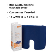 McKesson 146-RTL1491COM-McKesson Compressed Coccyx Cushion, Wheelchair Accessories (CS)