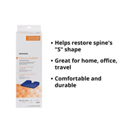 McKesson 146-RTL1491COM-McKesson Compressed Coccyx Cushion, Wheelchair Accessories