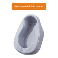 McKesson 146-RTLPC23212 Reusable Contoured Bedpan, 84 oz (CS/6)