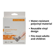 McKesson 146-RTLPC23402-McKesson Leg Cast Protector, 24-1/2 Inch, Ankle Braces & Foot Supports (CS)