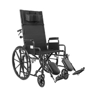 McKesson 146-SSP20RBDDA Reclining Wheelchair, 20 in Seat Width