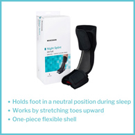 McKesson 155-14040L-XL Low Profile Dorsal Night Splint, Large/Extra Large, Ankle Braces & ft Supports (EA/1)