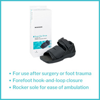 McKesson 155-79-81235 Square Toe Post-Op Shoe, Male 8.5-9.5/Female 9.5-10.5, Ankle Braces & ft Supports (EA/1)