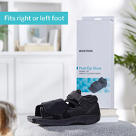 McKesson 155-79-81235 Square Toe Post-Op Shoe, Male 8.5-9.5/Female 9.5-10.5, Ankle Braces & ft Supports (EA/1)
