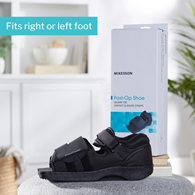 McKesson 155-79-81237 Square Toe Post-Op Shoe, Male 10-11/Female 11-12, Ankle Braces & ft Supports (EA/1)