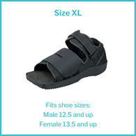 McKesson 155-79-81238 Square Toe Post-Op Shoe, Male 11.5-12.5/Female 12.5+, Ankle Braces & ft Supports (EA/1)