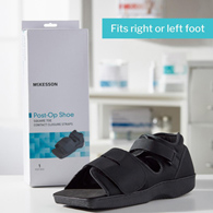 McKesson 155-79-81238 Square Toe Post-Op Shoe, Male 11.5-12.5/Female 12.5+, Ankle Braces & ft Supports (EA/1)