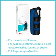 McKesson 155-79-87050 Right Wrist/Forearm Splint, One Size Fits Most, Wrist, Hand & Finger Supports (EA/1)